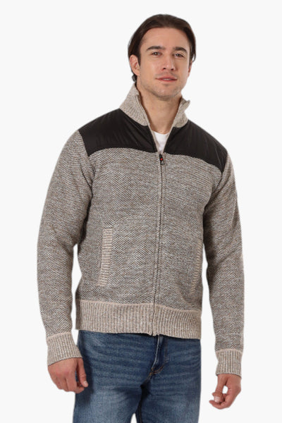 Canada Weather Gear Bonded Fleece Lined Lightweight Jacket - Beige - Mens Lightweight Jackets - International Clothiers