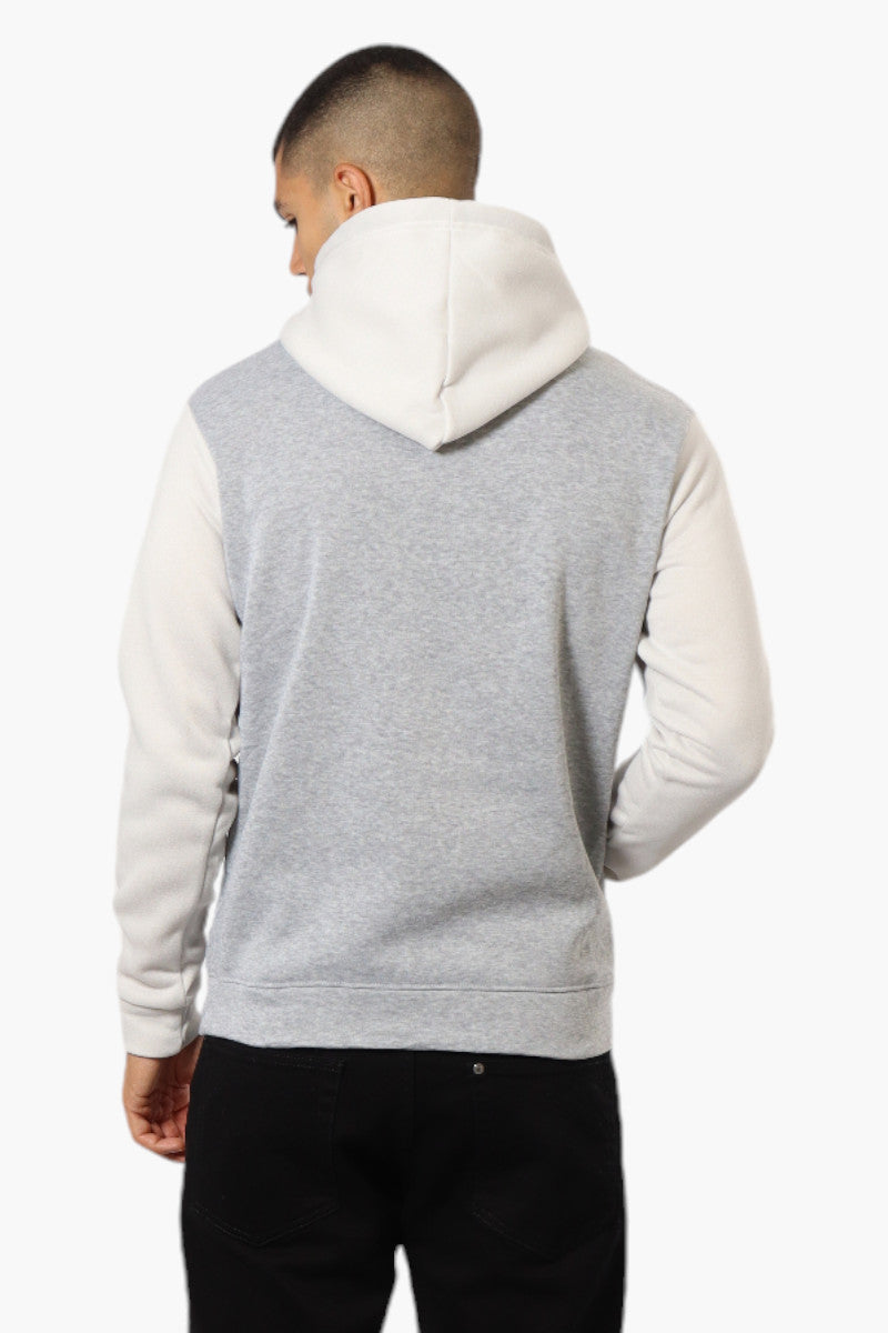 Canada Weather Gear Colour Block Hoodie - Grey - Mens Hoodies & Sweatshirts - International Clothiers