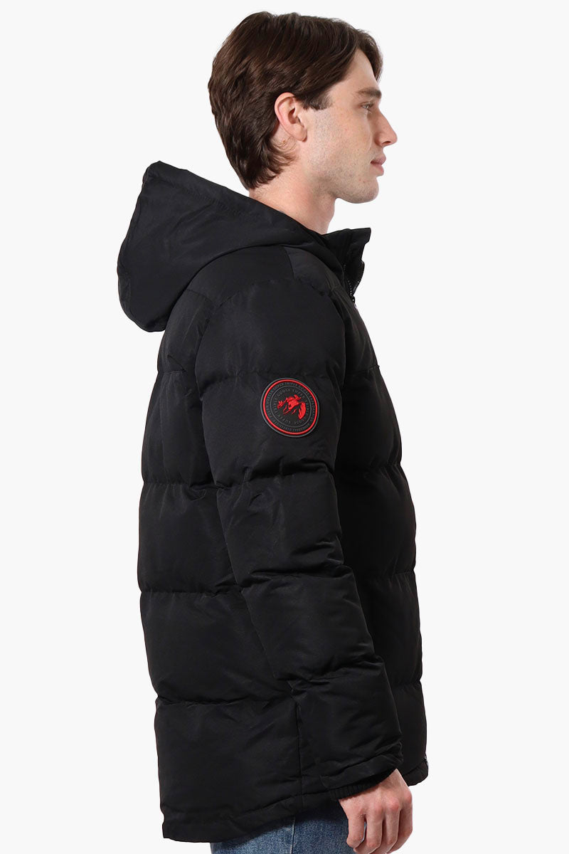 Super Triple Goose Colour Block Bubble Bomber Jacket - Black - Mens Bomber Jackets - International Clothiers