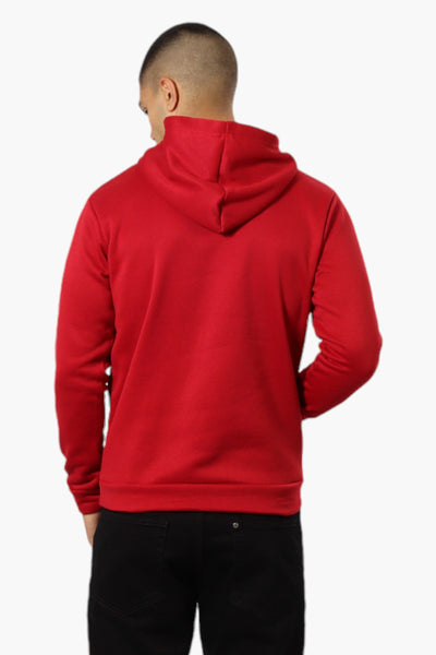 Canada Weather Gear Coast To Coast Print Hoodie - Red - Mens Hoodies & Sweatshirts - International Clothiers