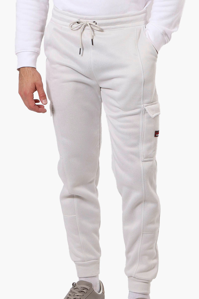 Canada Weather Gear Tie Waist Cargo Joggers - Stone - Mens Joggers & Sweatpants - International Clothiers