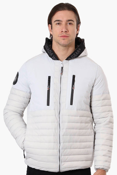 Canada Weather Gear Heat Retention Lining Bomber Jacket - White - Mens Bomber Jackets - International Clothiers