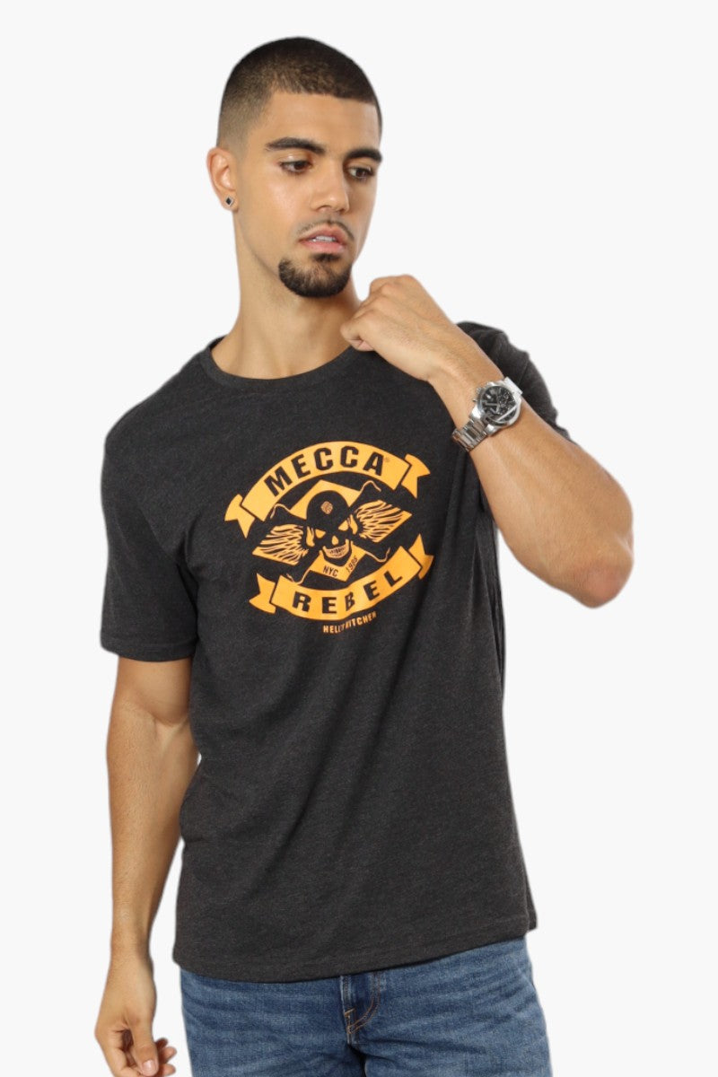 Mecca Rebel Print Tee - Black - Mens Tees & Tank Tops - International Clothiers