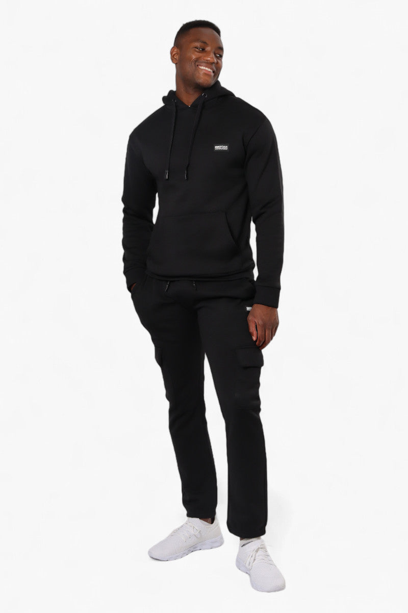 Essentials Solid Basic Pullover Hoodie - Black - Mens Hoodies & Sweatshirts - International Clothiers