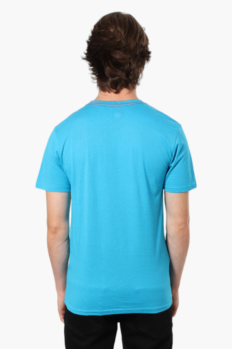 Canada Weather Gear Mountain Print Tee - Blue - Mens Tees & Tank Tops - International Clothiers