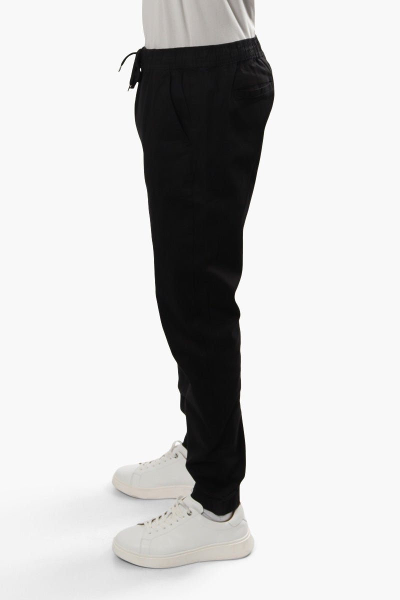 Canada Weather Gear Tie Waist Jogger Pants Black