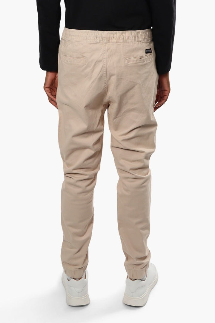 Canada Weather Gear Tie Waist Jogger Pants Cream Mens Pants