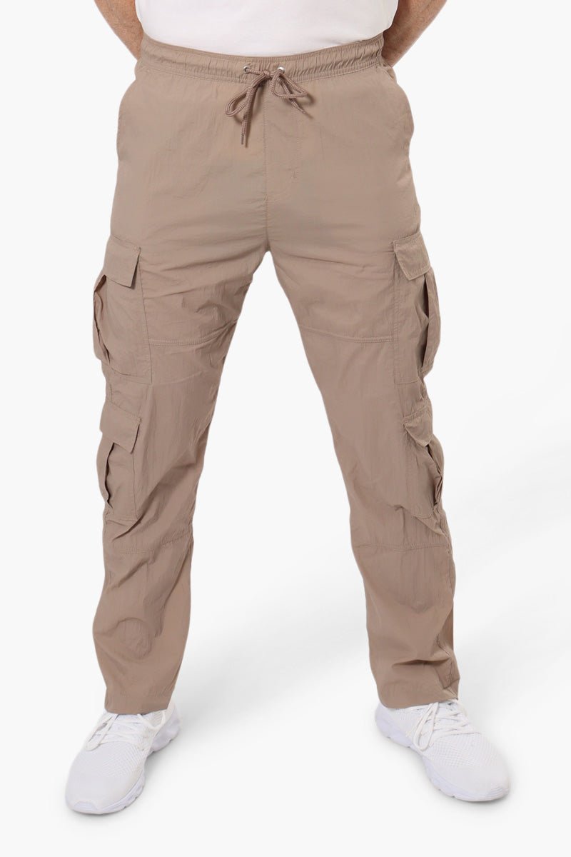 Fahrenheit Tie Waist Cargo Parachute Pants