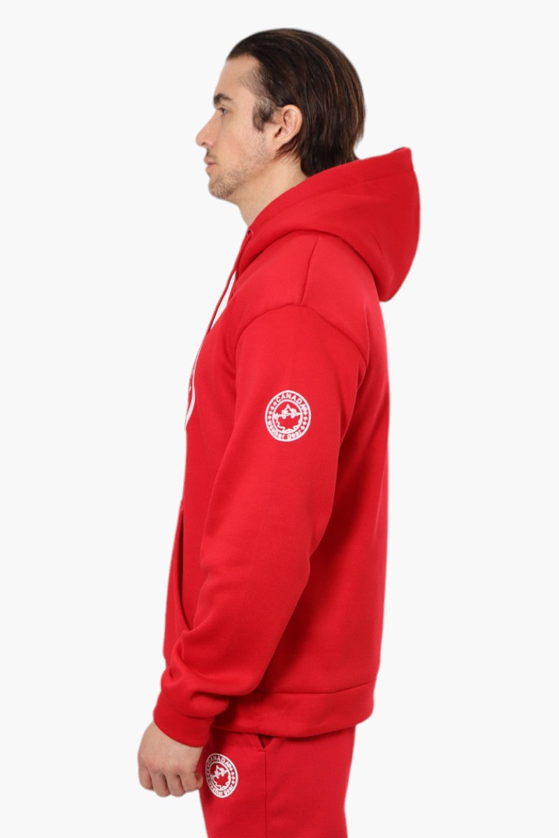 Canada Weather Gear Solid Centre Logo Hoodie Red